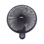 Ventilador de Pared 16 plg con Control Remoto Color Negro