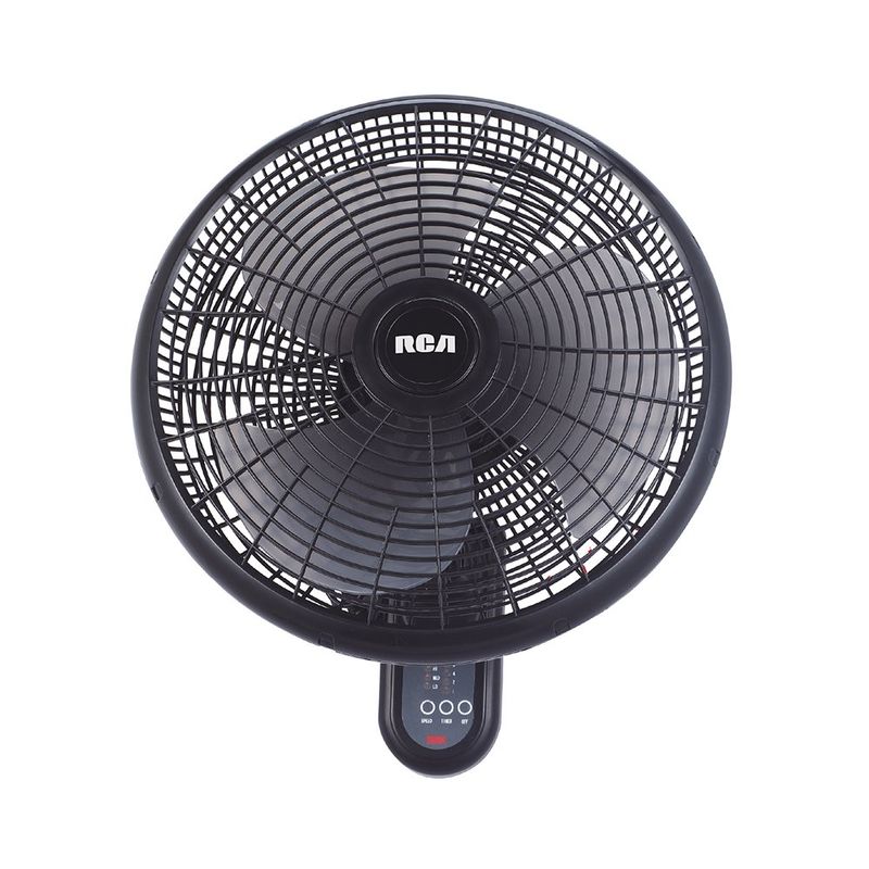 Ventilador de Pared 16 plg con Control Remoto Color Negro