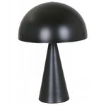 Lámpara de Mesa Base E27 Diseño Moderno Color Negro Mate