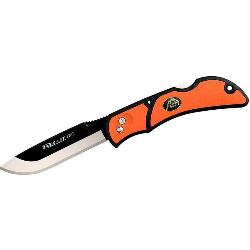 Set de Navajas Outdoor Naranja con Hojas Intercambiables de Acero