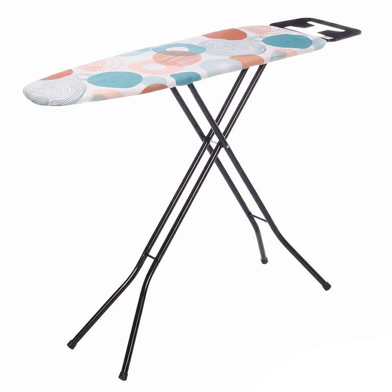 Tabla de Planchar con Base Metálica y Área de Planchado de 30 x 105 cm Diseño Abstracto