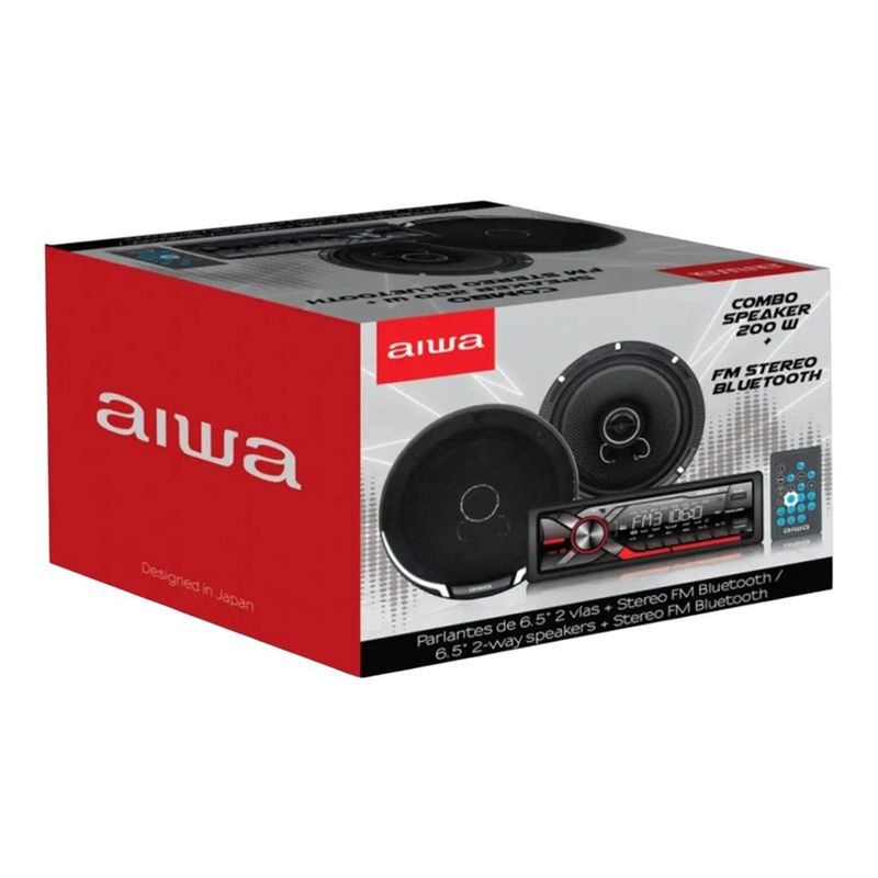 Radio para Carro Bluetooth con 2 Parlantes 6.5 plg