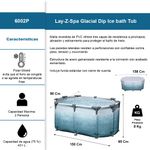 Bañera de Crioterapia para hielo Bestway Saluspa para 2 personas