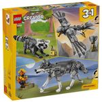 LEGO Creator 3 en 1 Animales del Bosque: Lobo Gris #31393 de 657 Piezas