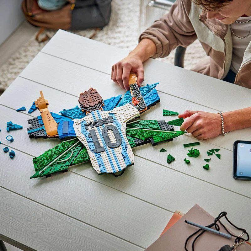 LEGO Art Lionel Messi: Celebración #43018 de 1427 Piezas