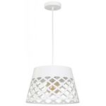 Lámpara Colgante de 1 Luz Base E27 Color Blanco