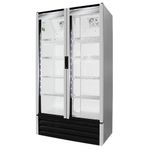 Visicooler VE-28 con Doble Puerta de Vidrio de 792 Litros Color Gris