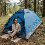 Carpa Iglú Montana para 2 Personas de 200 x 120 x 95 cm Color Azul