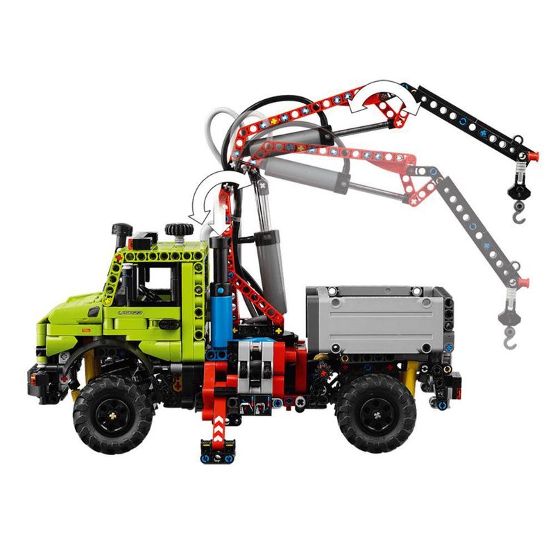 LEGO Technic Mercedes-Benz Unimog U 5023 con Grúa #42242 de 1189 Piezas