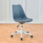 Silla de Oficina Ajustable con Ruedas para Escritorio de 68 x 52 x 75-85 cm Gris
