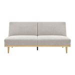 Sofá Cama Stuart con Respaldo Reclinable de 189 x 89 x 87 cm Beige