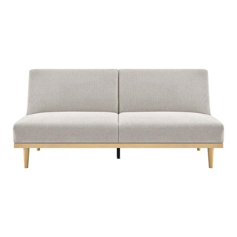 Sofá Cama Stuart con Respaldo Reclinable de 189 x 89 x 87 cm Beige