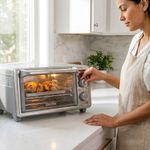 Horno Tostador con Convección para 4 Rebanadas Plateado