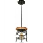 Lámpara Colgante de 1 Luz Base E26 60W Color Negro