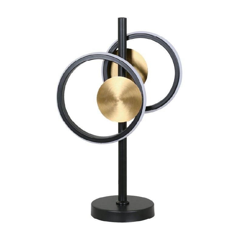 Lámpara de Mesa LED Decorativa de 8 W 3000 K Color Negro con Dorado