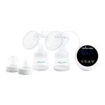 Extractor de Leche Eléctrico Doble con Pantalla LED y Batería Recargable Blanco