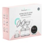 Extractor de Leche Eléctrico Doble con Pantalla LED y Batería Recargable Blanco