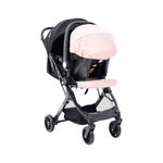 Travel System Argus Rosado Compacto con Portabebé y Base para Auto Rosado