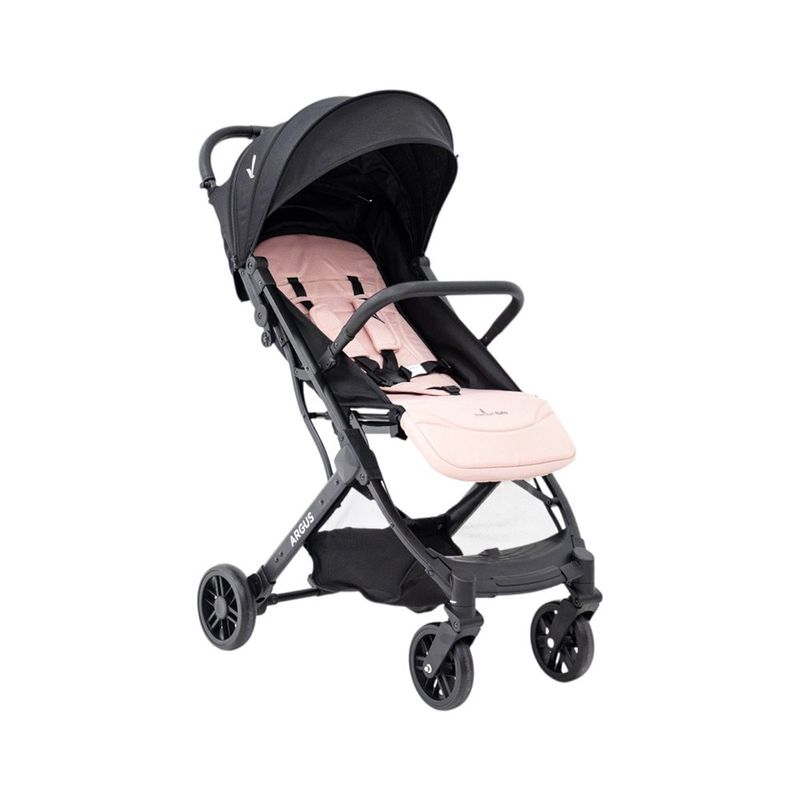 Travel System Argus Rosado Compacto con Portabebé y Base para Auto Rosado