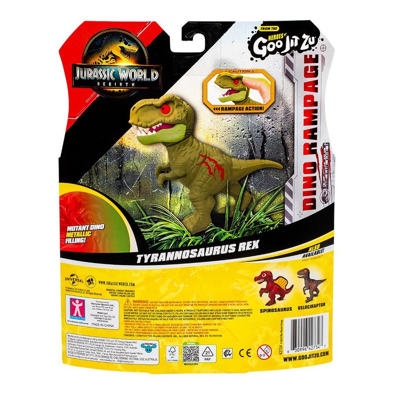 Dinosaurios Aplastables de Jurassic World Rebirth en Diseños Surtidos
