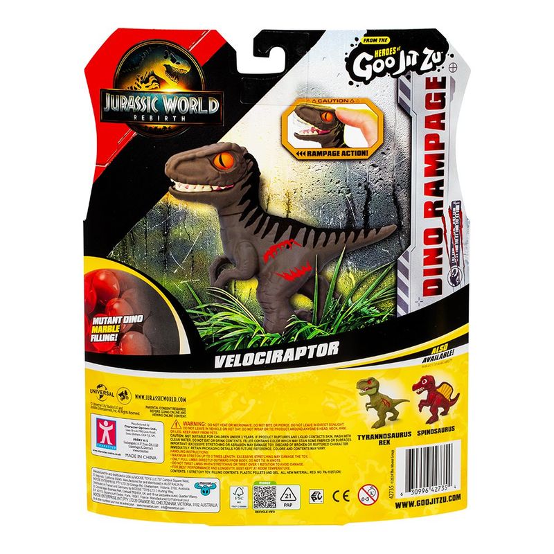 Dinosaurios Aplastables de Jurassic World Rebirth en Diseños Surtidos