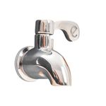 Chorro Dispensador Mini de Acero Inoxidable para Filtro de Agua Plateada