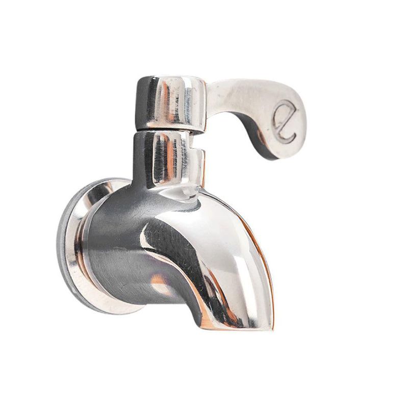 Chorro Dispensador Mini de Acero Inoxidable para Filtro de Agua Plateada