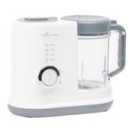 Procesador de Alimentos para Bebé 2 en 1 con Vapor y Licuadora Blanco
