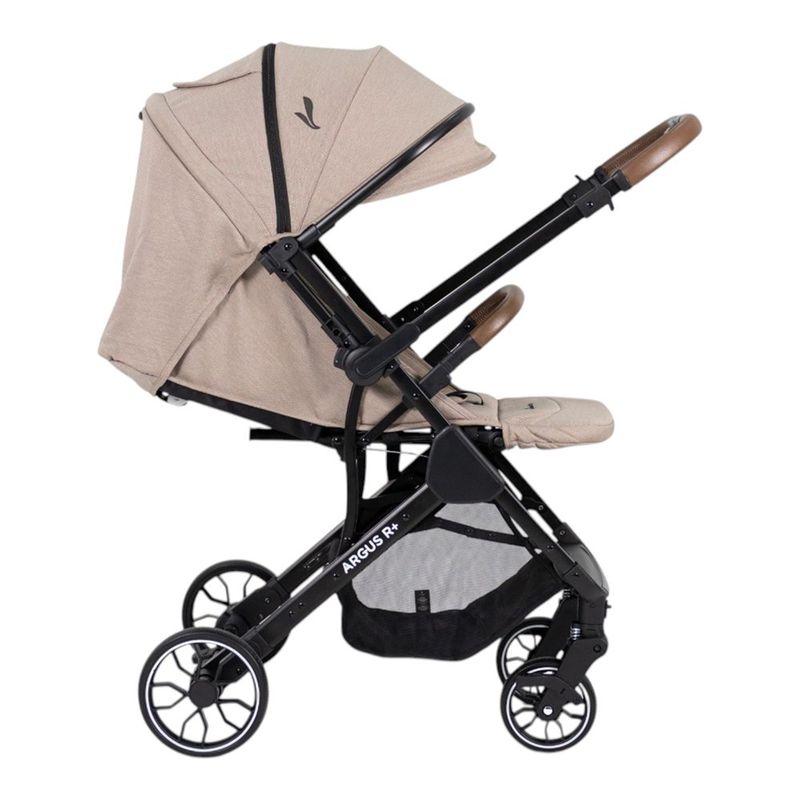 Carruaje Argus Beige Tipo Maleta con Capota UPF 50+ y Plegado Compacto Beige