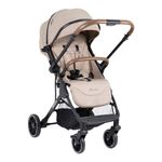 Carruaje Argus Beige Tipo Maleta con Capota UPF 50+ y Plegado Compacto Beige