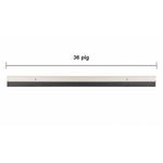 Guardapolvo de Aluminio y Vinilo para Puerta de 2 X 36 Plg