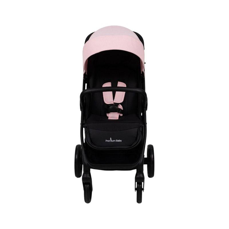 Travel System Ariah Rosado con Carruaje, Portabebé y Base para Auto Rosado