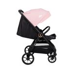 Travel System Ariah Rosado con Carruaje, Portabebé y Base para Auto Rosado