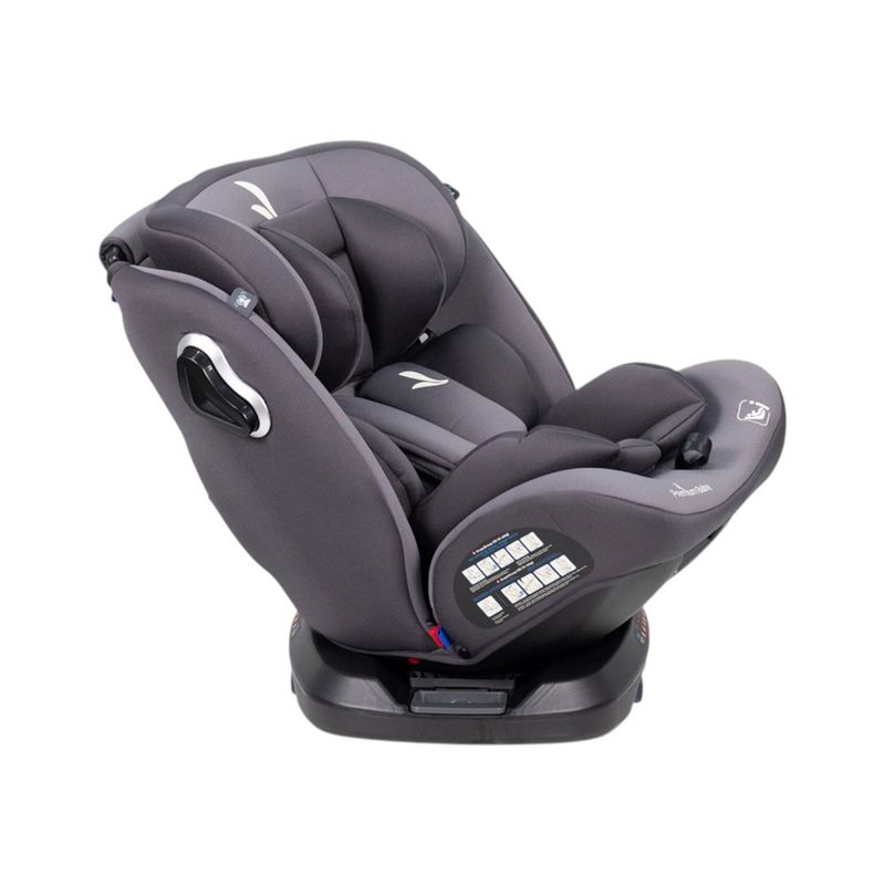 Silla de Carro Umbra Gris Giratoria 360° con Isofix y Arnés 5 Puntos Gris
