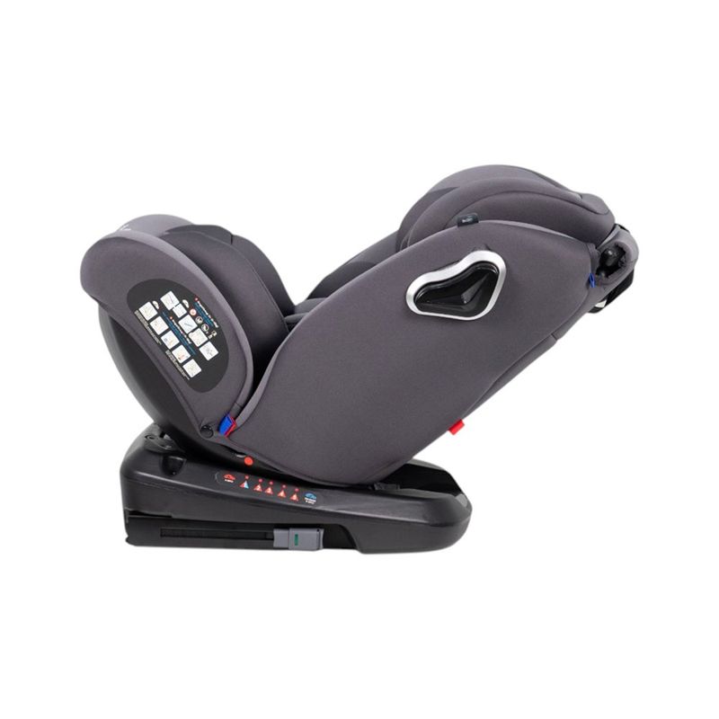 Silla de Carro Umbra Gris Giratoria 360° con Isofix y Arnés 5 Puntos Gris