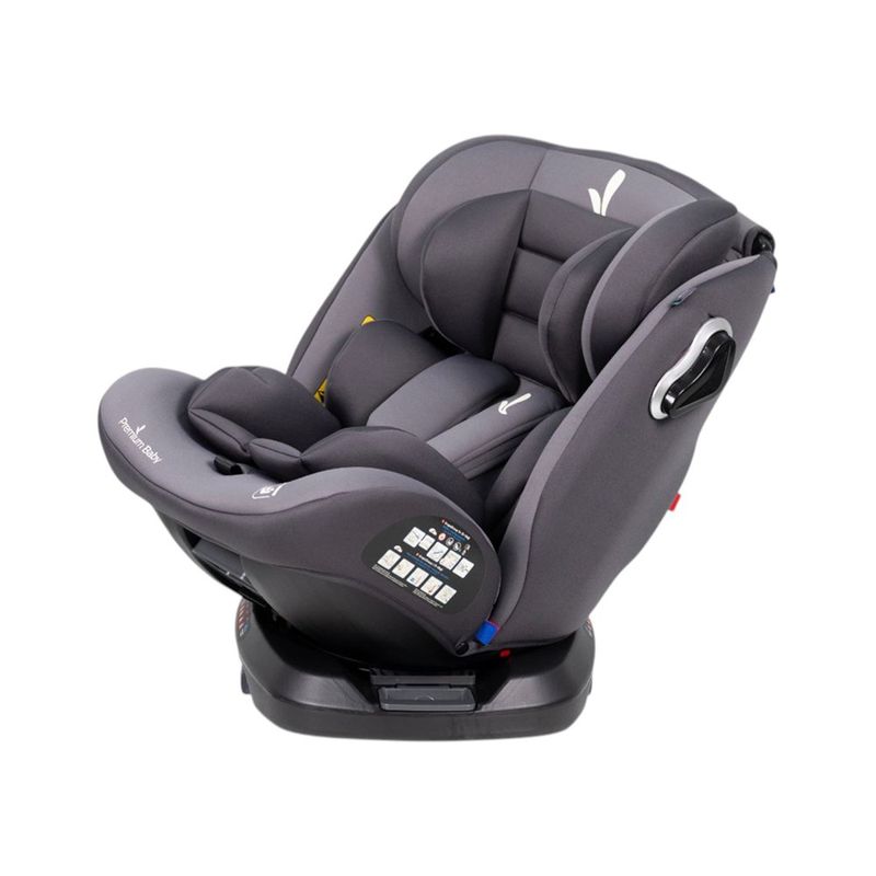 Silla de Carro Umbra Gris Giratoria 360° con Isofix y Arnés 5 Puntos Gris
