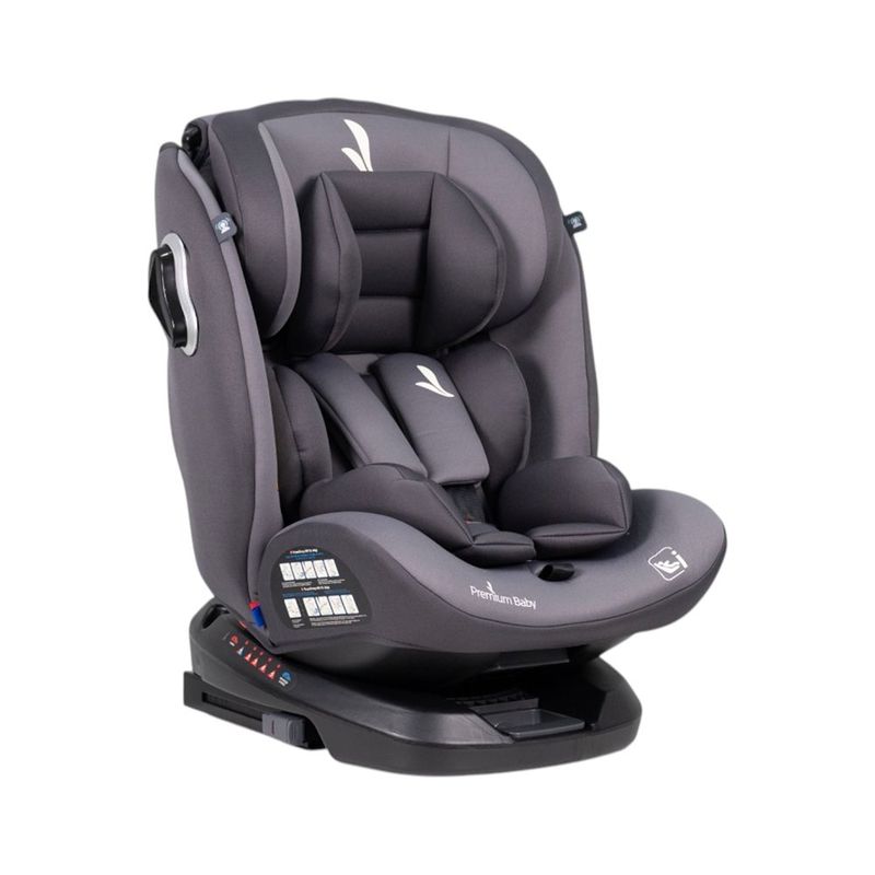 Silla de Carro Umbra Gris Giratoria 360° con Isofix y Arnés 5 Puntos Gris