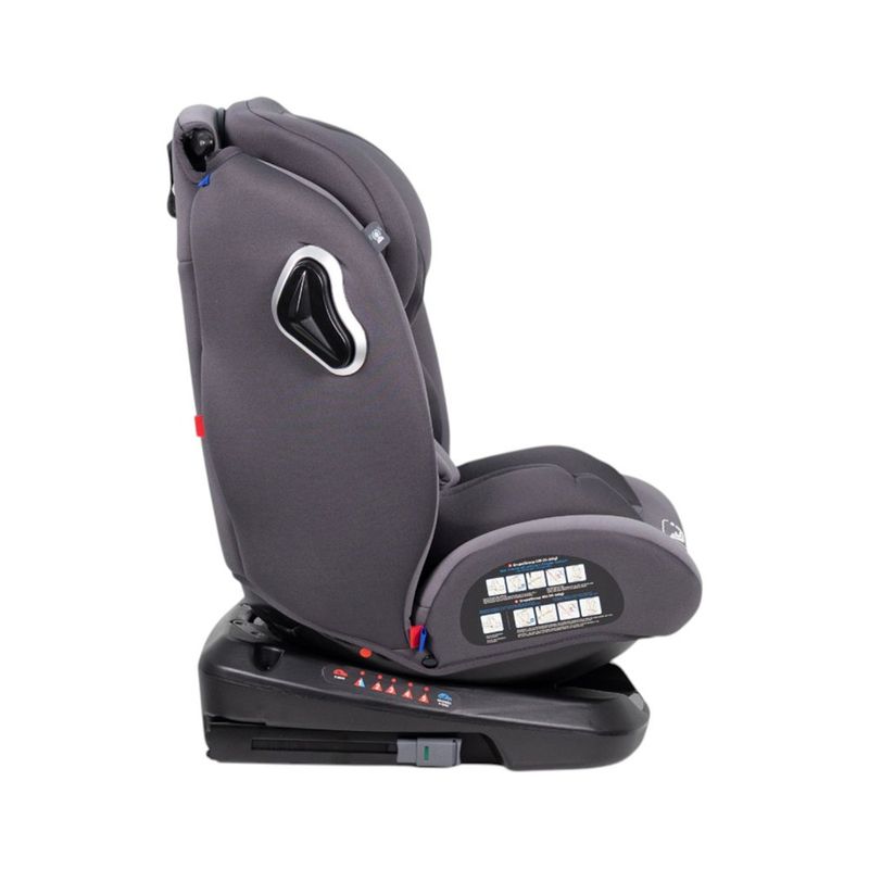 Silla de Carro Umbra Gris Giratoria 360° con Isofix y Arnés 5 Puntos Gris