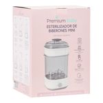 Esterilizador de Biberones Mini 3 en 1 a Vapor para 5 Biberones Blanco