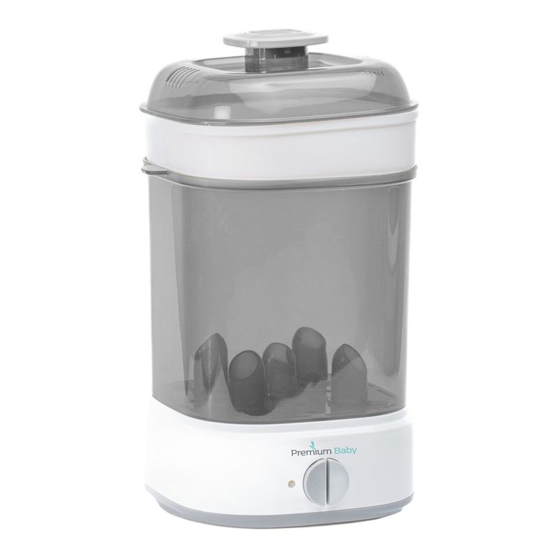 Esterilizador de Biberones Mini 3 en 1 a Vapor para 5 Biberones Blanco
