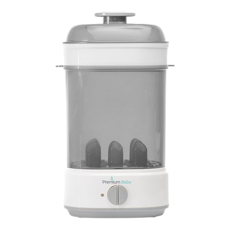 Esterilizador de Biberones Mini 3 en 1 a Vapor para 5 Biberones Blanco