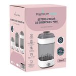 Esterilizador de Biberones Mini 3 en 1 a Vapor para 5 Biberones Blanco