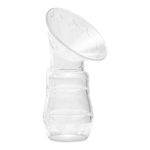 Recolector de Leche Materna de 100 ml Silicona Libre de BPA Transparente