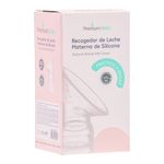 Recolector de Leche Materna de 100 ml Silicona Libre de BPA Transparente