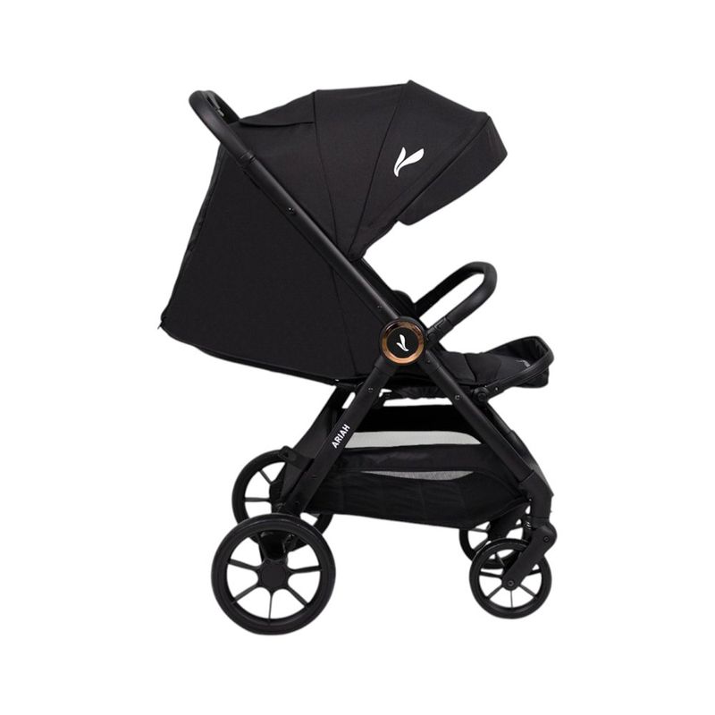 Travel System Ariah Negro con Carruaje, Portabebé y Base para Auto Negro