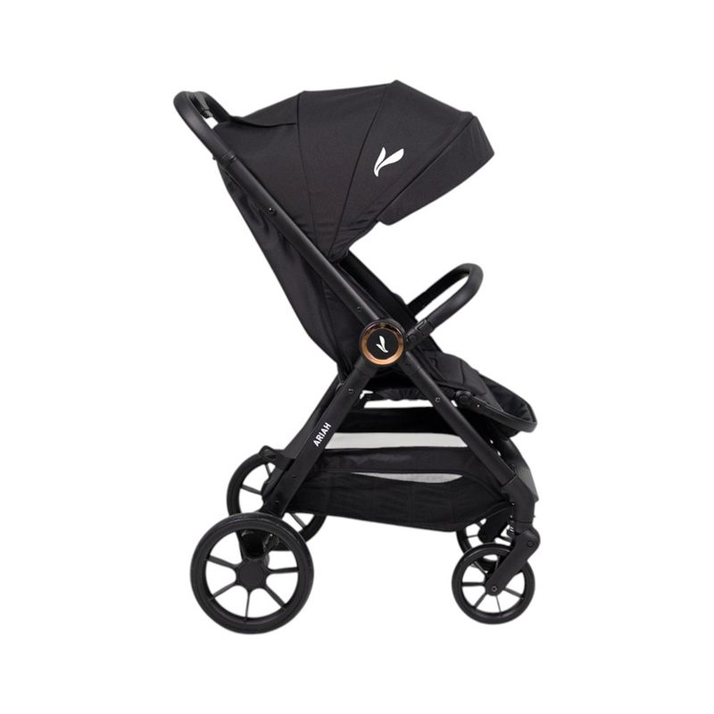 Travel System Ariah Negro con Carruaje, Portabebé y Base para Auto Negro