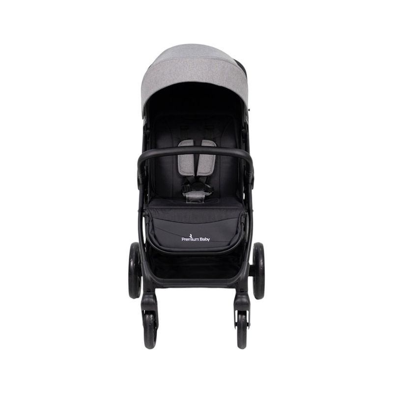 Travel System Ariah Gris con Carruaje, Portabebé y Base para Auto Gris
