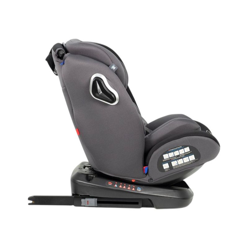 Silla de Carro Umbra Negro Giratoria 360° con Isofix y Arnés 5 Puntos Negro