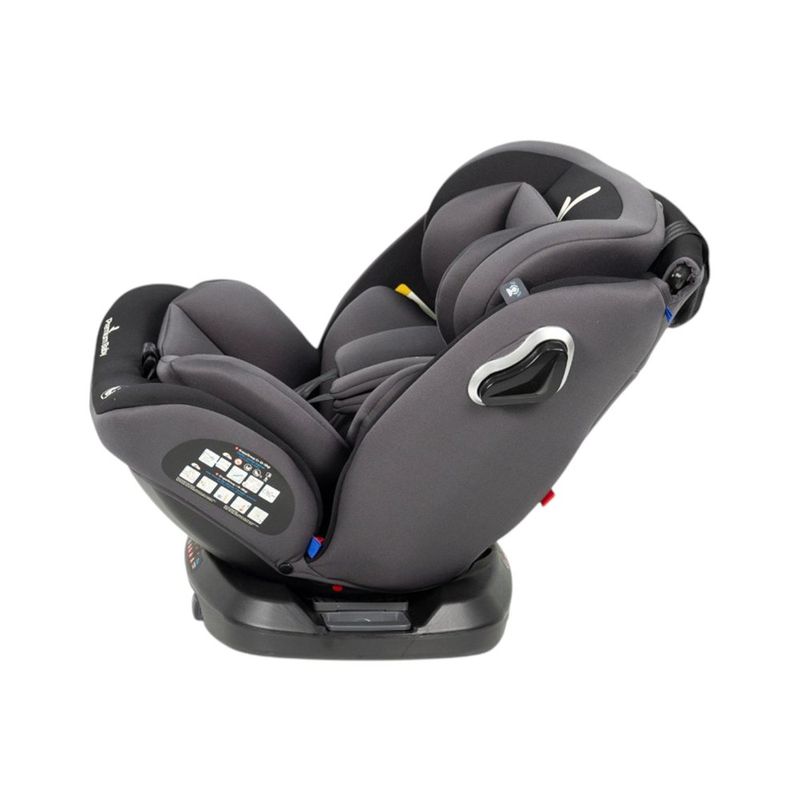 Silla de Carro Umbra Negro Giratoria 360° con Isofix y Arnés 5 Puntos Negro