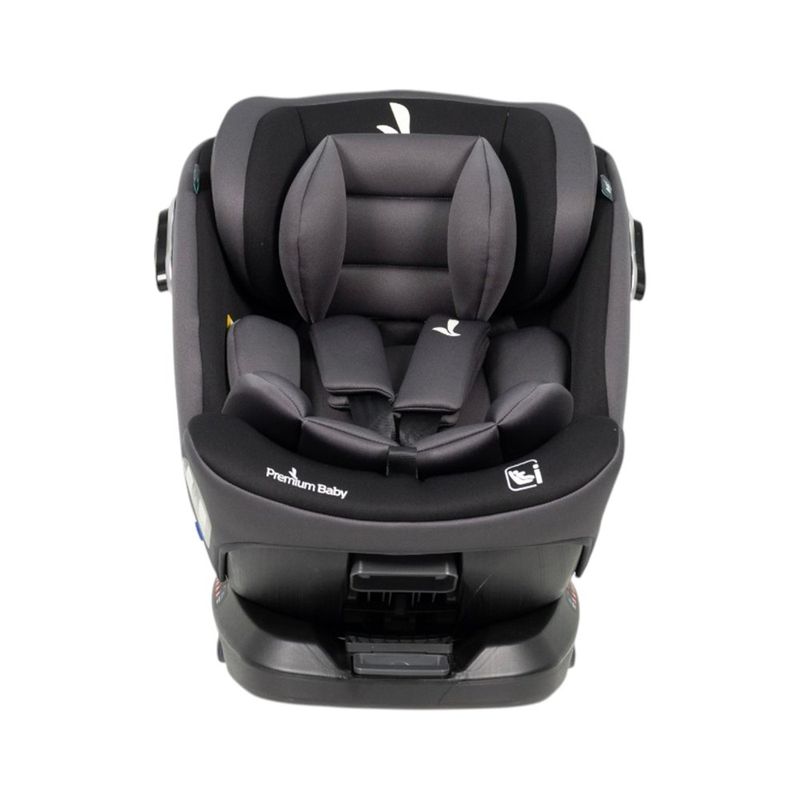 Silla de Carro Umbra Negro Giratoria 360° con Isofix y Arnés 5 Puntos Negro